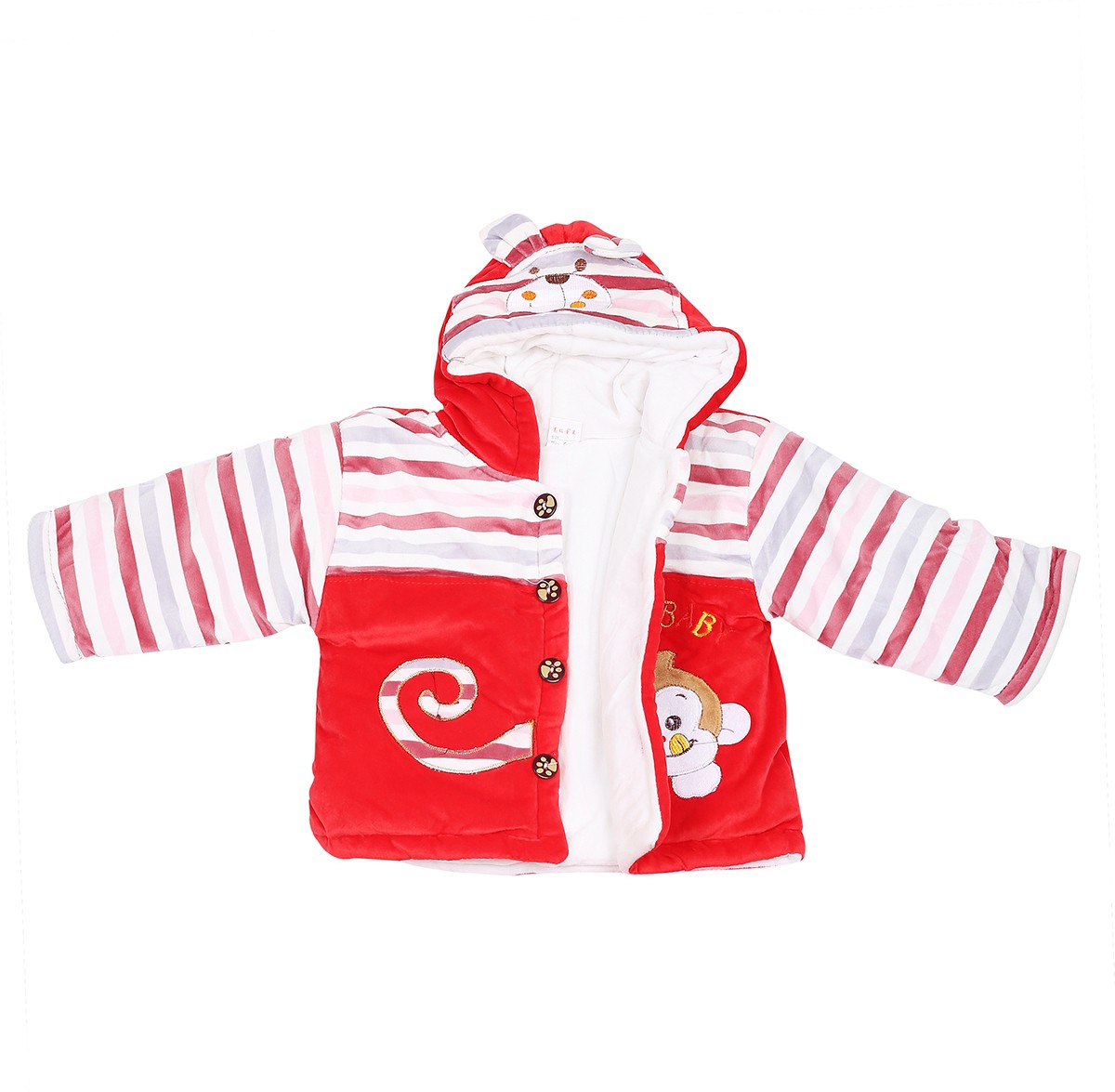 Baby Monkey Pure Velvet Warmsuit {2 pc}