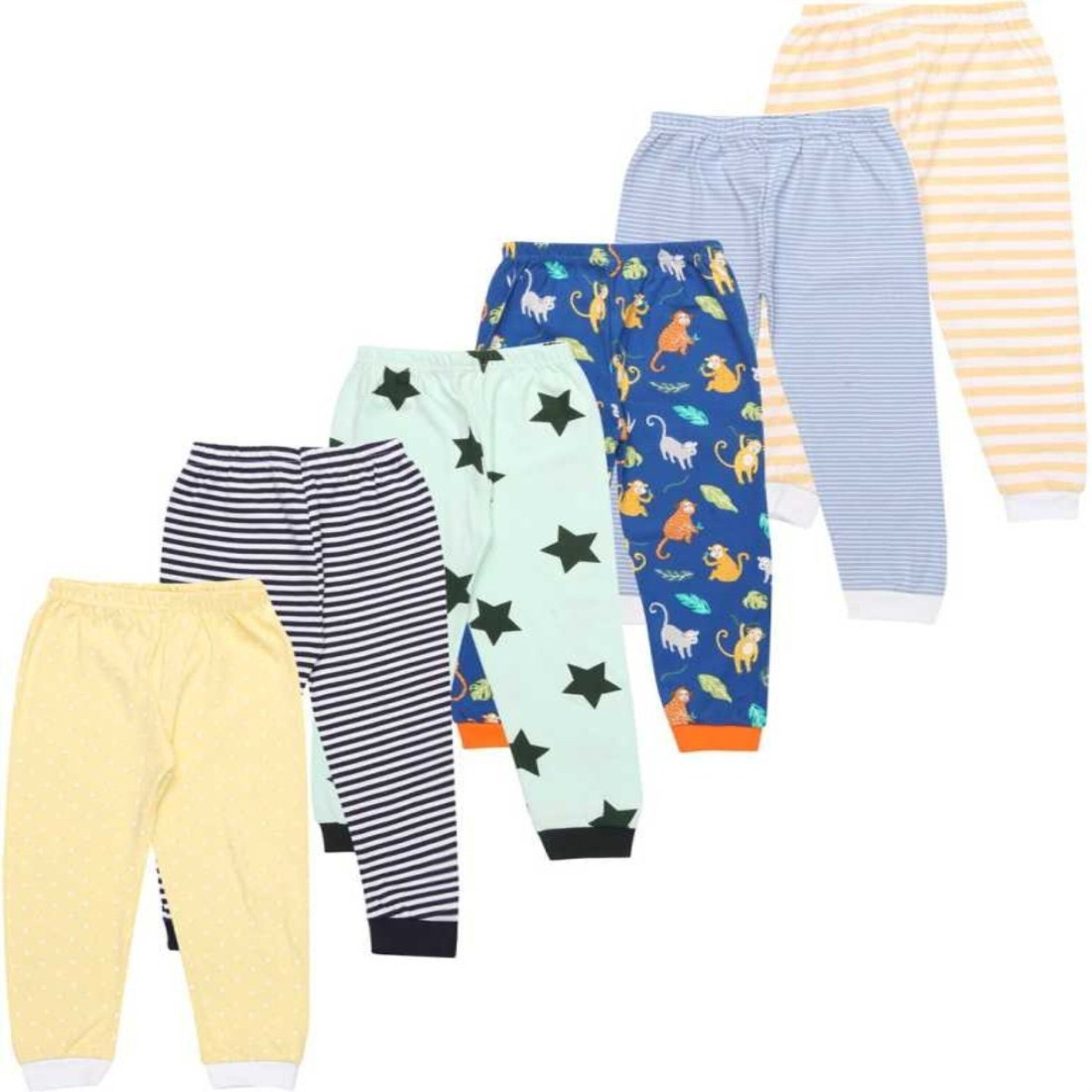 KIDS HOSIERY TRACK PANT (PACK OF 6)