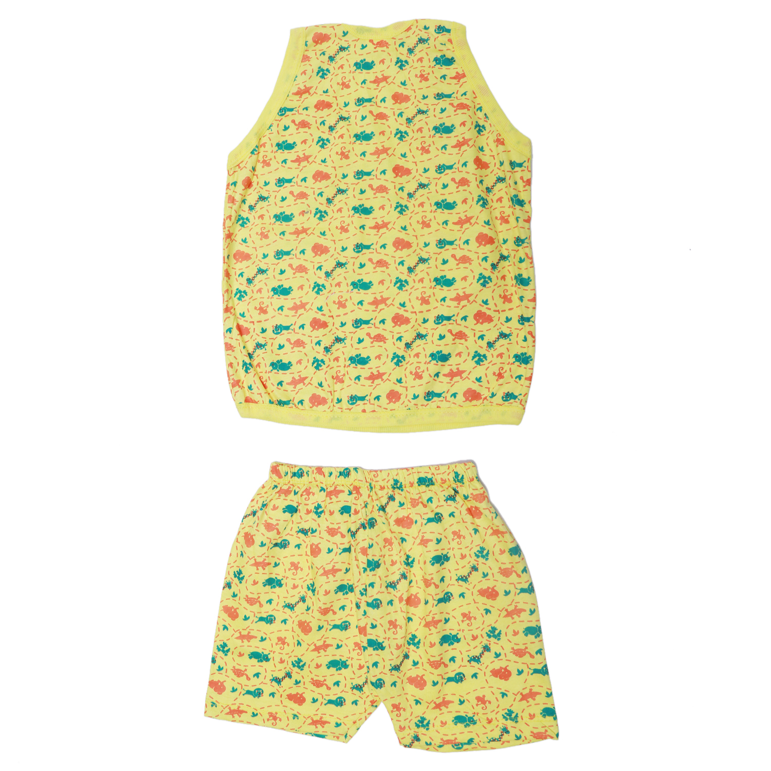 KIDS SELEEVELESS VEST WITH SHORTS SET (PACK OF 3)