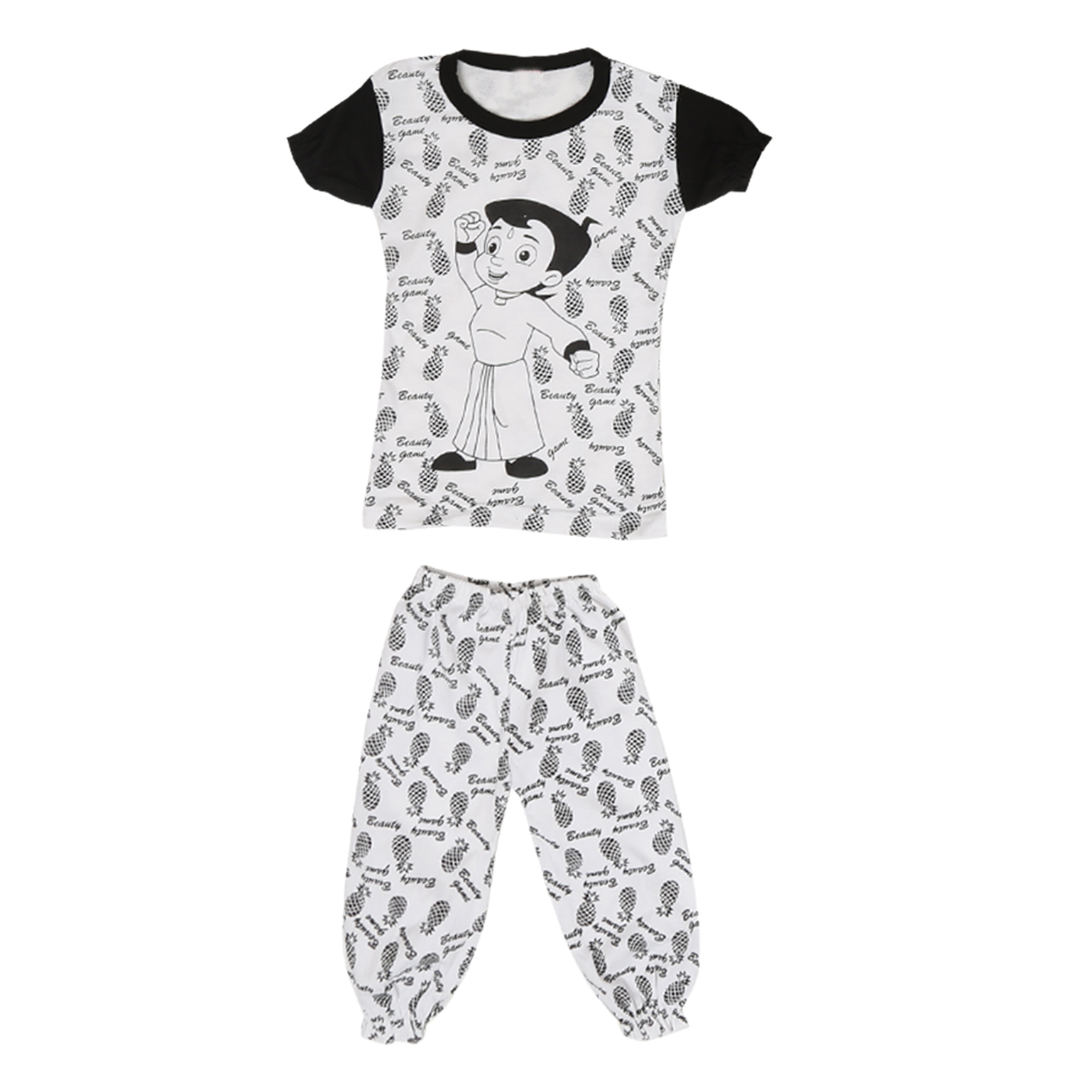 CARTOON PRINT NIGHT DRESS (PACK OF 3)