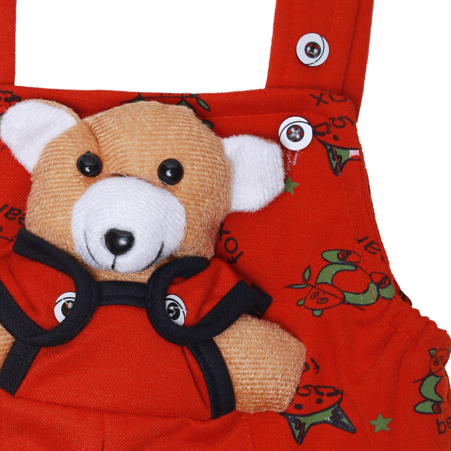 KIDS TEDDY DITACHBEL DUNGAREE (PACK OF 1)